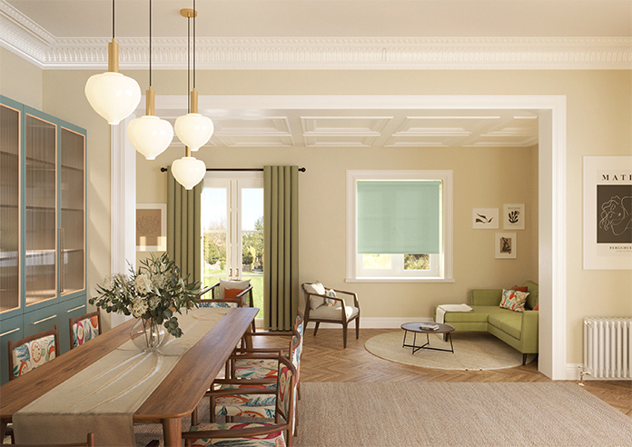 Amalfi, Soft Green - Roller Blind - Image 8